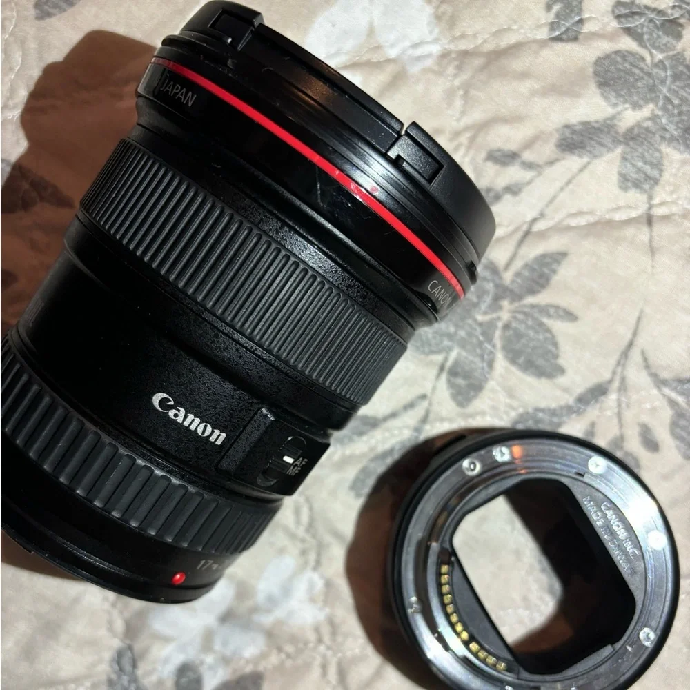 CANON 17-40mm F4 con adaptador para RF